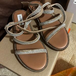 Steve Madden Tan Strappy Sandals